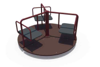 Детские качели + Карусель с шестью сиденьями ИО 06052