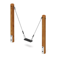 Детские качели + Качели (Лиственница темный) ИО 11.Р.03.01-Л.И1.01