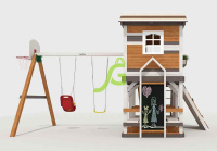 Детские уличные комплексы + Детская площадка IgraGrad Домик 2 мод.1