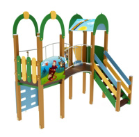 Детские уличные комплексы + Детский игровой комплекс «Рада» (100) H=1200 ДИК 22-205