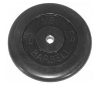 Диски для штанг и гантелей + Диск обрезиненный BARBELL MB (металлическая втулка) диаметр 51 мм