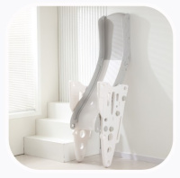 Детские горки + Горка UNIX Kids Rocket (145 cm) Grey