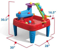 Декоративно-развивающие панели + Столик для игр с водой и шариками "Дискавери"