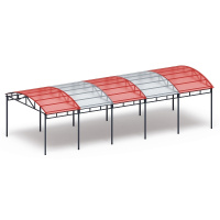 Теневые навесы, беседки + Теневой навес на 10 тренажеров - МФ 753.02 - Спорт