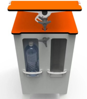 Тумбы медицинские + ТМП-02.6 с поворотным столиком (HPL) (обновленная версия модели)