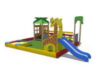 Песочницы + Песочный дворик Зоопарк ИО 03160