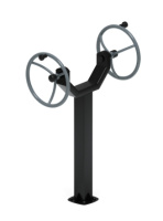 Уличные тренажеры + Рули (положение стоя) СТ 105-11