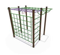 Детские уличные комплексы + Спортивный комплекс серии Браун ДСК 04172