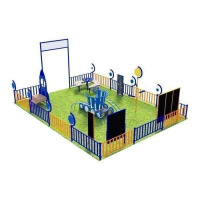 Детские уличные комплексы + Космическая площадка Умничка УКП-001