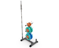 Стойки для гантелей, грифов и дисков + Стойка для хранения дисков DFC RA021