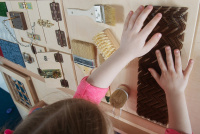 Тактильное оборудование и панели + Тактильно-разивающая панель "Кисточки"