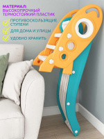 Детские горки + Горка "Ракета" PS-0213-G зелёный