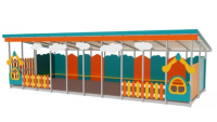 Теневые навесы, беседки + Теневой навес Ультра 2 Теремок МФ 03-730-Т