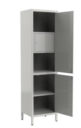 Шкафы медицинские + Шкаф ШМ 1.300 с сейфом, металлический, медицинский