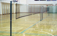 Стойки для бадминтона + Стойки для крепления бадминтонной сетки стационарные, на стаканах IMP-A406