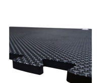 Напольные покрытия для зала + Мат-пазл DFC 60 х 60 см, 10 мм, (4 шт. в упаковке) черный