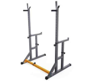 Стойки под штангу + Стойка для штанги с подстраховкой DFC Y-GYM TF-63, с упорами для отжиманий