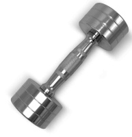 Гантели + Гантель UNIX Fit PRO круглая хромированная 4 кг, 2 шт.