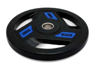 Диски с посадочным диаметром 51 мм + Диск обрезиненный c хватом UNIX Fit PRO 20 кг, 51 мм