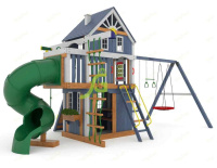 Детские уличные комплексы + Детская площадка IgraGrad Шато 2 с трубой (Домик) мод.1