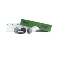 Однослойные + Коробка наклеек для кия "Triangle" 13 мм (50 шт)