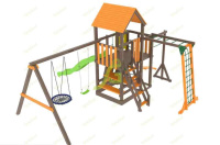 Детские уличные комплексы + Детская площадка IgraGrad Спорт 4