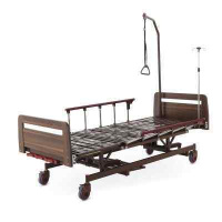 Кровати функциональные + Кровать механическая MED-MOS Е-31 (ЛДСП коричневый)