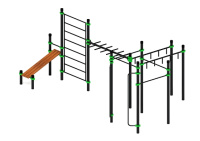 Уличные турники и брусья (Воркаут) + Воркаут ЛОВ 108 ВТ 102.14-01