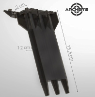 Аксессуары для игры в дартс + Пластиковый кейс для дротиков Archers Dart Case Black начального уровня