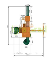 Детские уличные комплексы + Детская площадка IgraGrad Великан 3 (Макси)