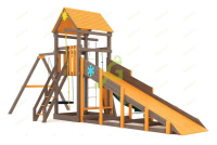 Детские уличные комплексы + Всесезонная площадка IgraGrad С Nest SF2