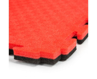 Напольные покрытия для зала + Будо-мат, 100 x 100 см, 20 мм, цвет чёрно-красный