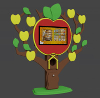 Навесные мультимедийные комплексы + Мультимедийный развивающий комплекс «AVKompleks Multi 25» в форме дерева