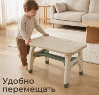 Детские стульчики и кресла + Стол со стулом UNIX Kids Dino / Дино зеленый