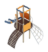 Детские уличные комплексы + Детский игровой комплекс Игротека, Горка 1200 ДИК 37-003