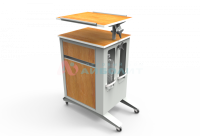 Тумбы медицинские + ТМП-02.6 с поворотным столиком (ЛДСП)