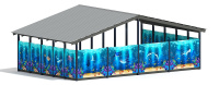 Теневые навесы, беседки + Теневой навес (Морской) - МФ 70.8.5-04