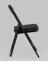 Складные стулья + Складной стул Джонни экокожа черный каркас черный матовый