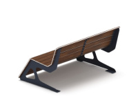 Скамейки + Скамья - МФ 42.02.05-10 (Темный дуб) Д:1500 (под анкера)