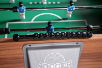 5 футов + Игровой стол - футбол "PlayOff" (140х73х88см) коричнево-серый