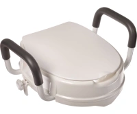 Технические средства для реабилитации + Сиденье-насадка для унитаза с поручнями и крышкой