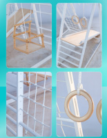 Шведские стенки + ДСК PERFETTO KIDS цвет Bianco PS-232