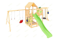 Детские уличные комплексы + Детская площадка IgraGrad Крафт Pro 2 с зимней горкой