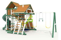 Детские уличные комплексы + Детская площадка IgraGrad Крепость Фани Deluxe 3 мод.1