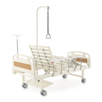 Кровати функциональные + Кровать электрическая Med-Mos DB-7 (MЕ-2018Н-00) (2 функции) с полкой и накроватным столиком