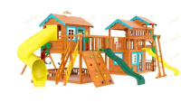 Детские уличные комплексы + Детская площадка IgraGrad Домик 6 Совёнок