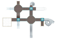 Детские уличные комплексы + Детский игровой комплекс «Морской» H=1200, 2000 ДИК 32-1707