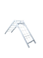 Шведские стенки + ДСК PERFETTO SPORT "Scala in legno con rete 2" grigio PS-130