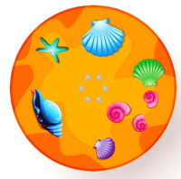 Скамейки и столики + Песочный столик (ракушки) - ИО 8.01.01-02