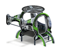 Теневые навесы, беседки + Вертолет (Техно) МФ 10.03.04-03